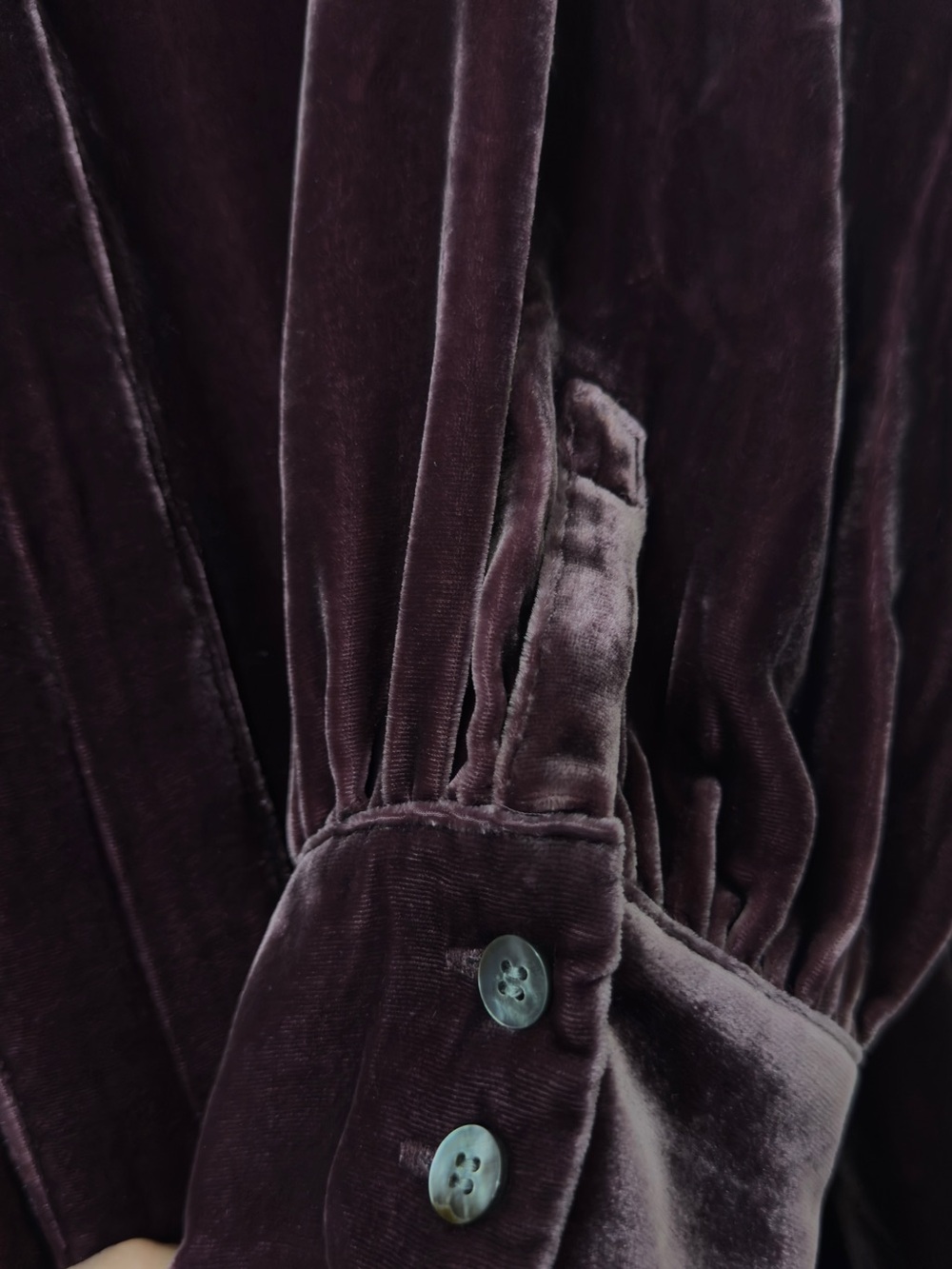 Sundance Velvet Shift Dress in Deep Plum fall winter - Picture 5 of 6